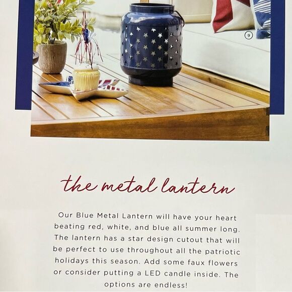 Decorated Home Decor Bundle, 5 Pieces, Subscription Box Americana 2022. NIB! - Picture 5 of 16